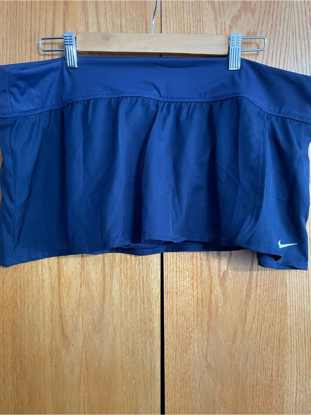 Nike Blue Swim Skort with Built-In Shorts